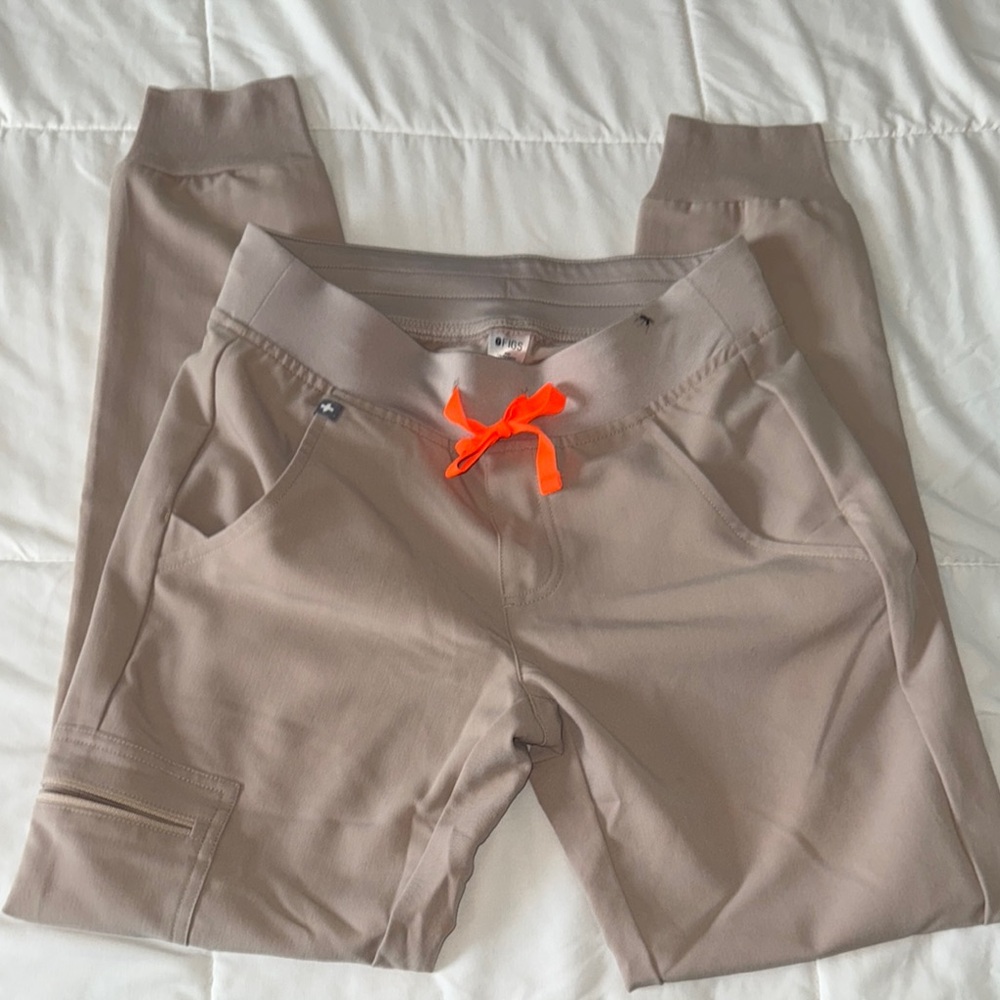 Figs khaki scrub pants